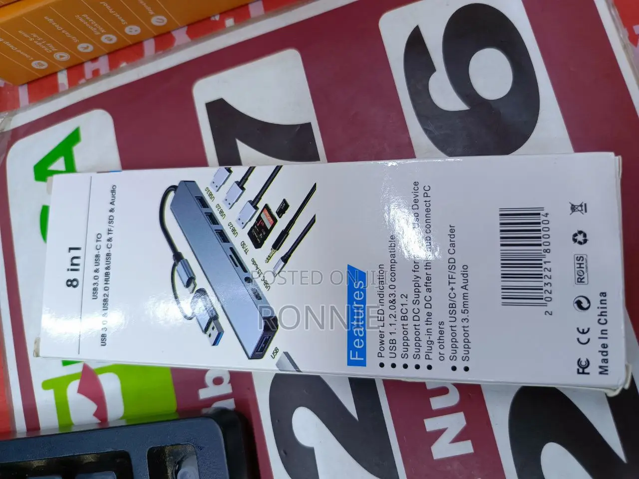 8-in-1 Type-C Usb Hub Adapter