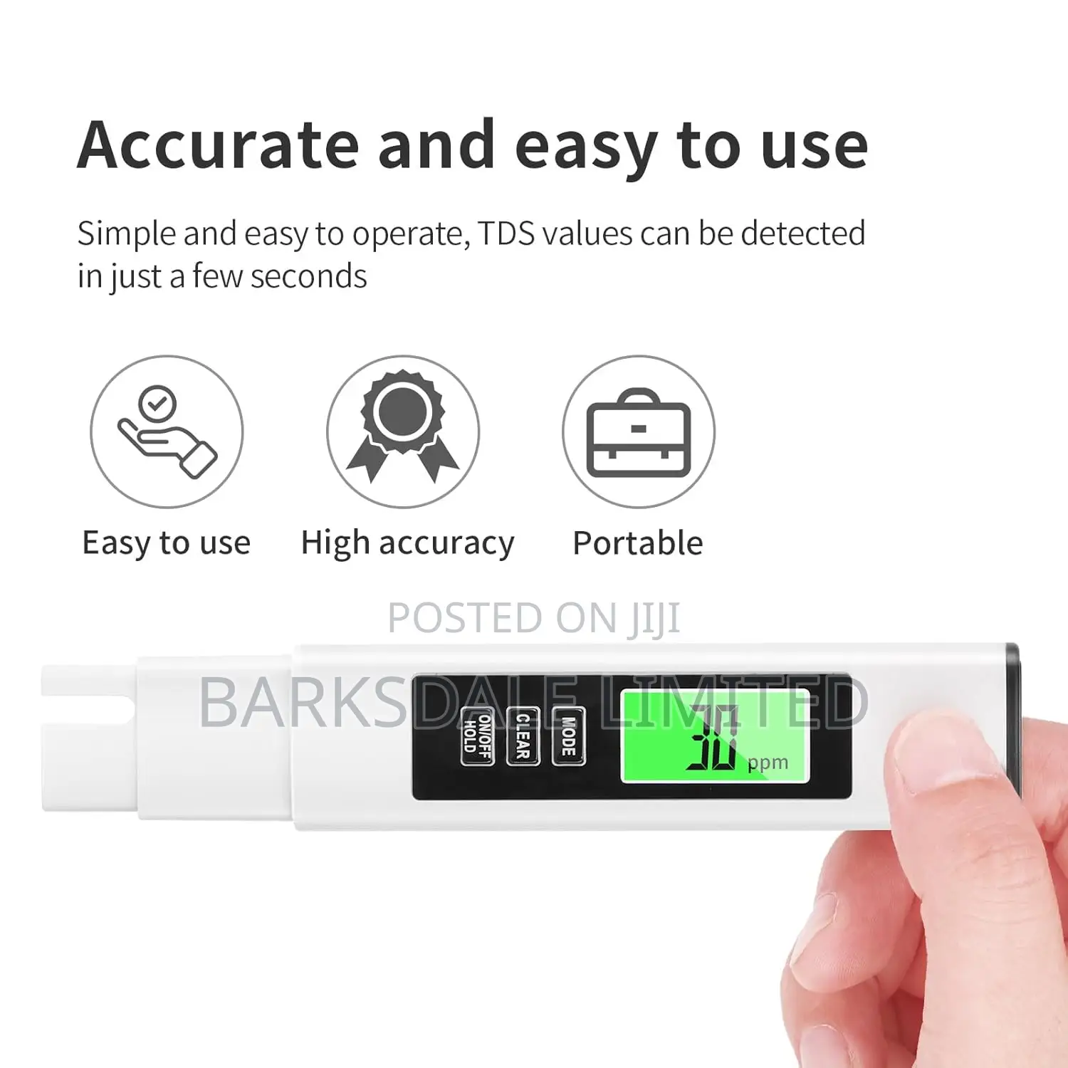 4 in 1 Ph TDS Meter Temperature Aquarium Water Tester Pool