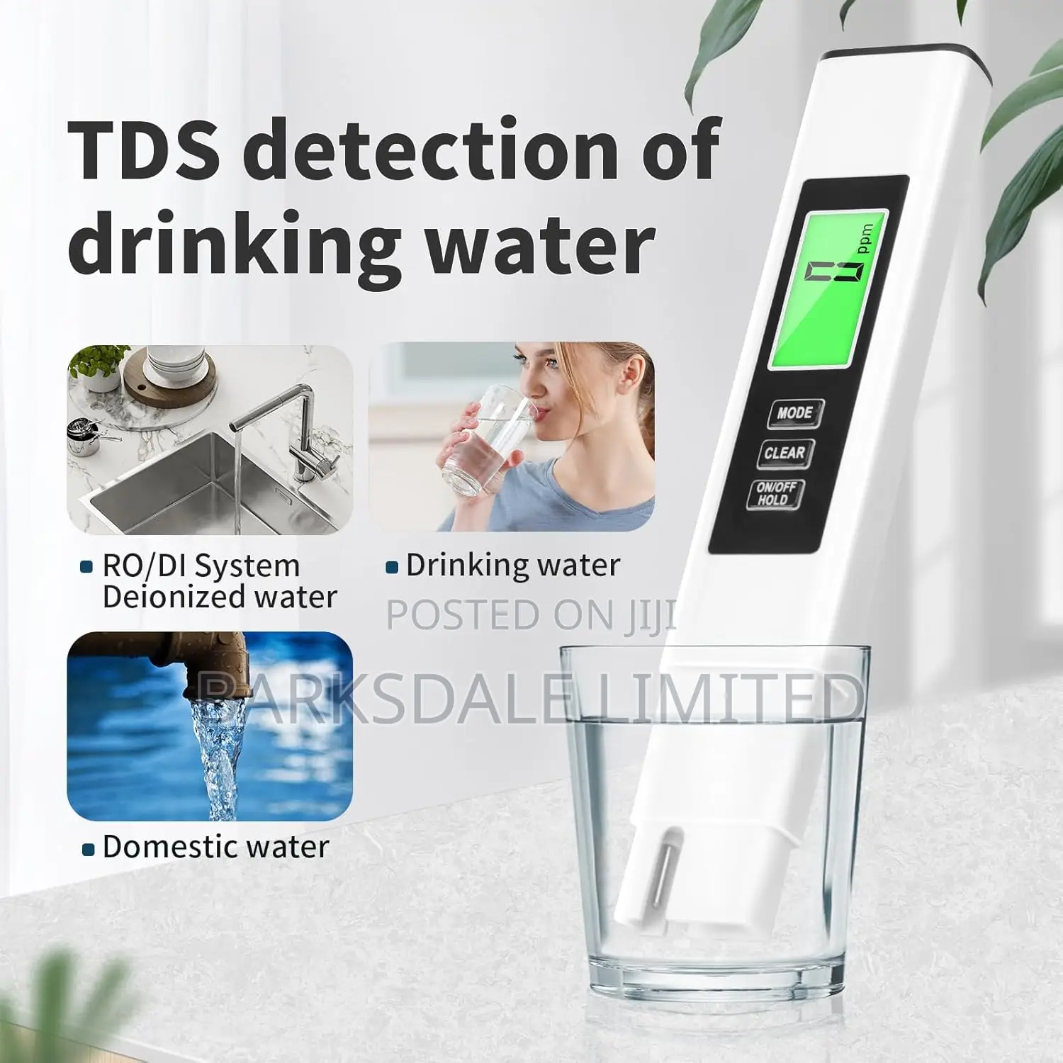4 in 1 Ph TDS Meter Temperature Aquarium Water Tester Pool