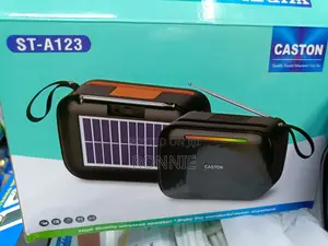 Caston St-A123 Solar Wireless Bluetooth Speaker With Fm