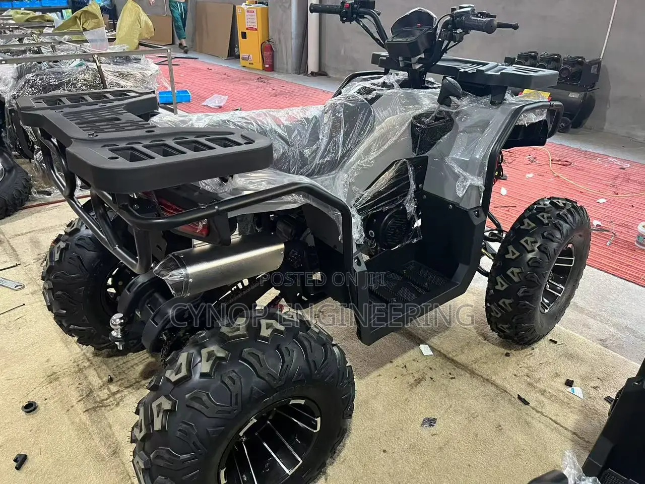 Automatic Grey Quadbike