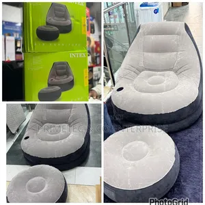 Inflatable Sofa With Foot Step With Free Pump