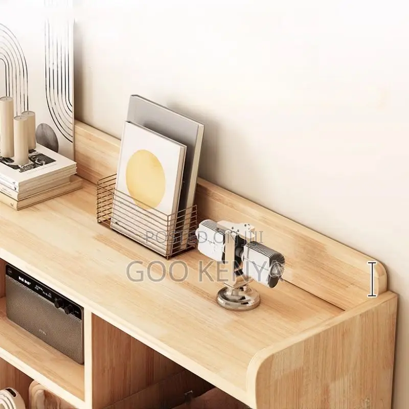 Office Book Case; Free-Standing Display Storage Cabinet