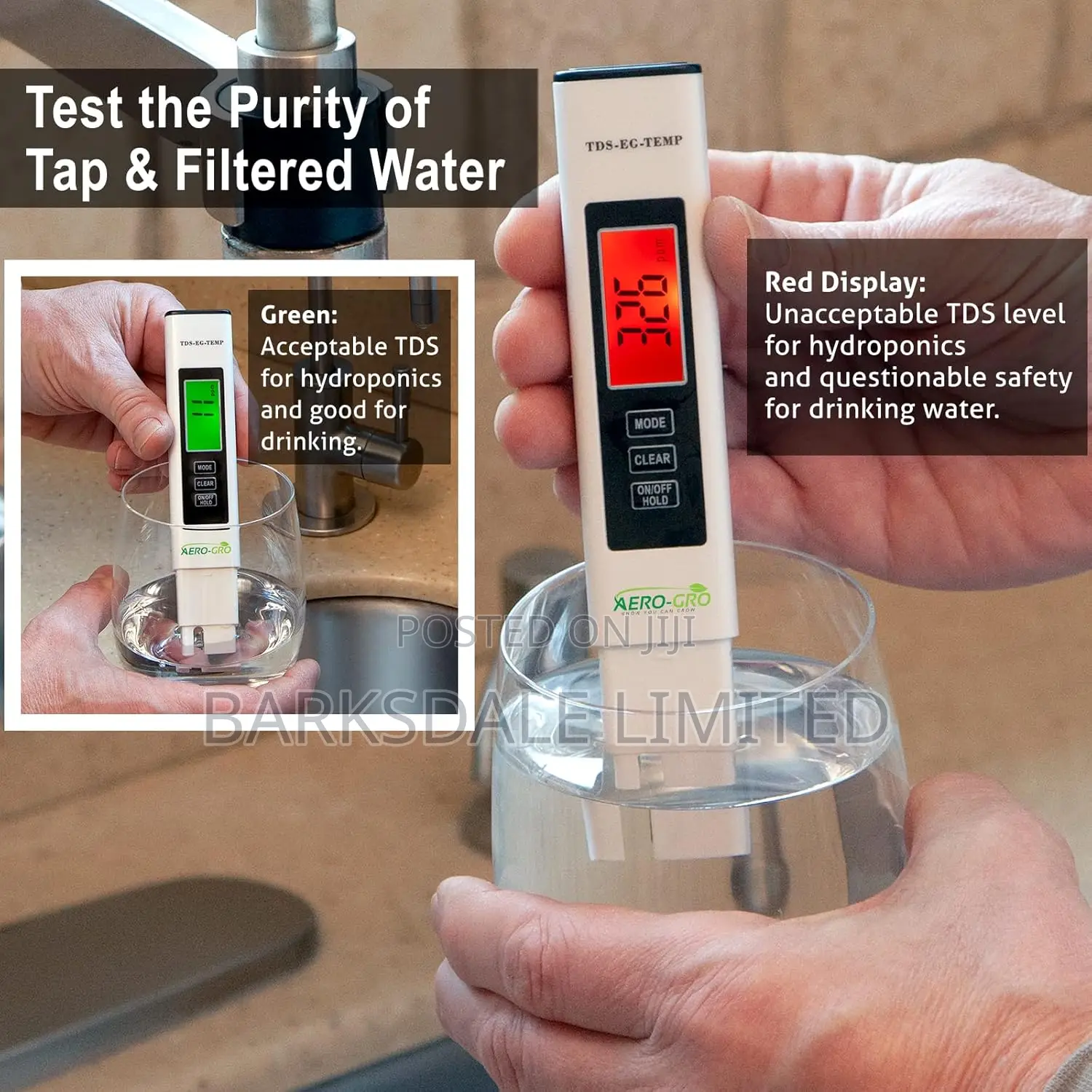4 in 1 Ph TDS Meter Temperature Aquarium Water Tester Pool