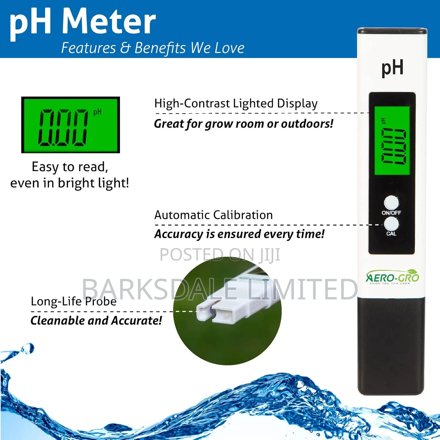 4 in 1 Ph TDS Meter Temperature Aquarium Water Tester Pool