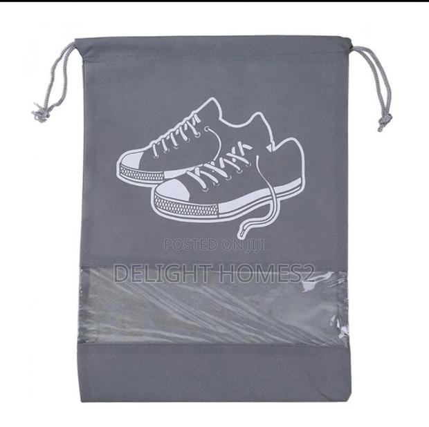 Non Woven Portable Shoe Storage Bag_nje