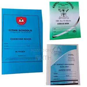 Exercise Books and Customized Books and All Stationeries for Schools.