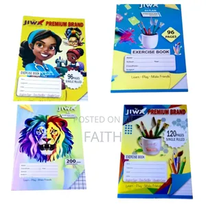 Exercise Books and Customized Books and All Stationeries for Schools.