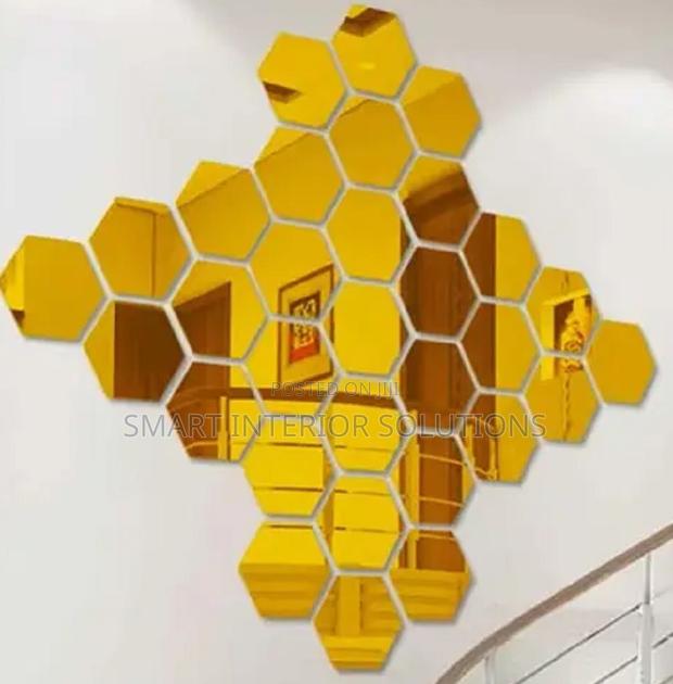 Self Adhesive Hexagonal Mirrors