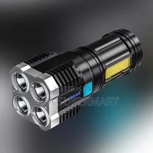Super Bright 4led Rechargeable Flashlight