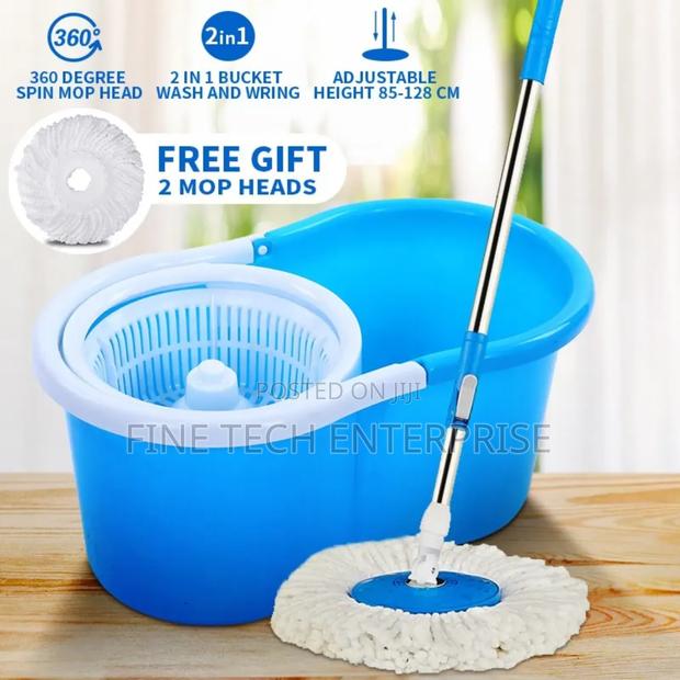 Blue Spin Mop