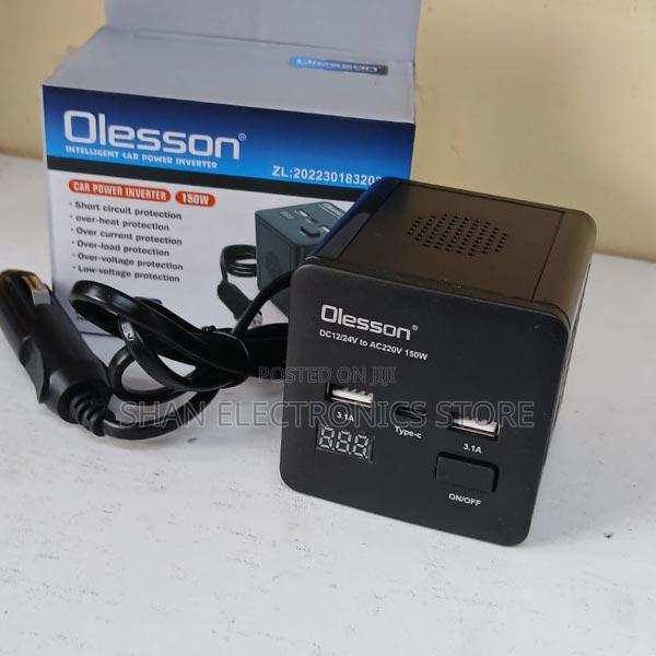 Olessonshare This Productcar Power Inverter 150watts Dc 12v to Ac 220v - main view