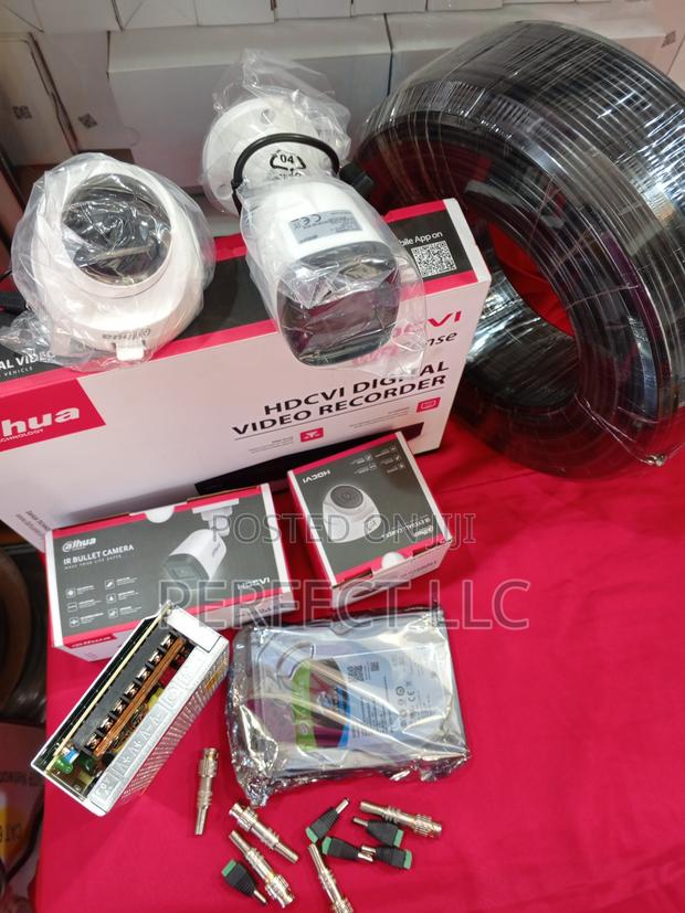 4 Cameras Full Set Dahua 4 Channels 4 Cameras Complete Kit - main view