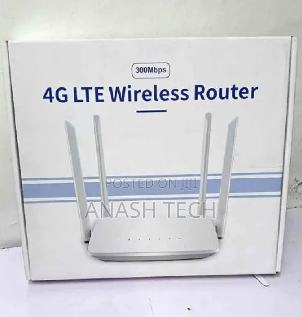 Wireless Router With 4 External Antennas, 32 Max Users
