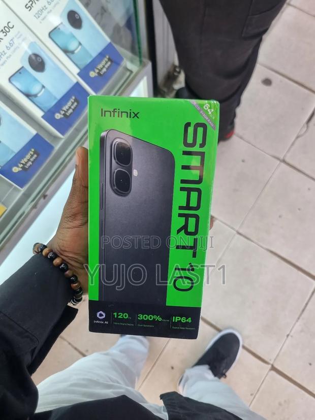 New Infinix Smart 10 128 GB Black