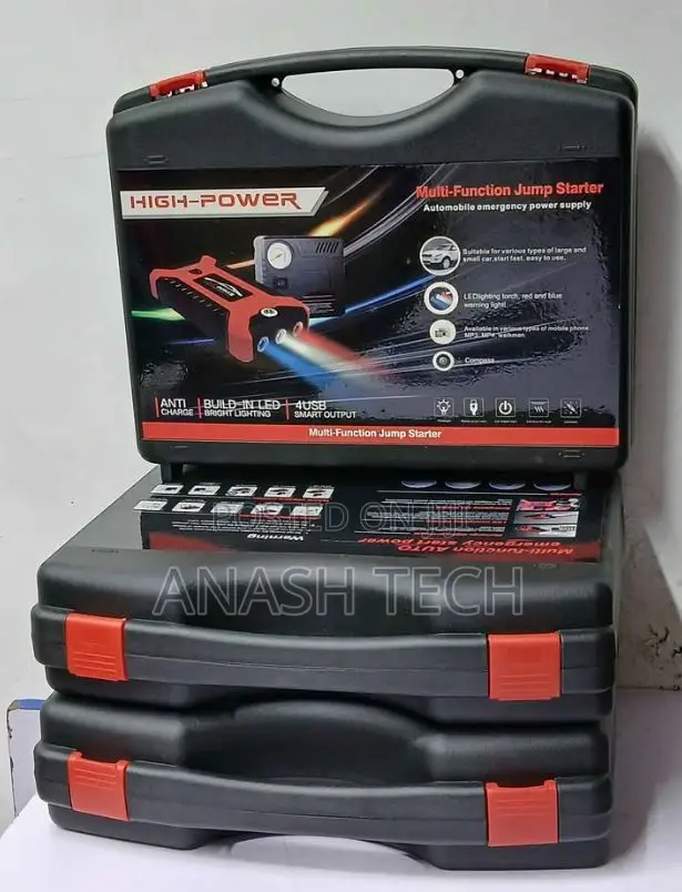 Emergency Car Jump Starter Kit 99800 Mah Battery Capacity
