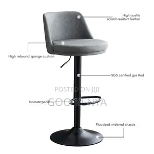 Kitchen Stool; Adjustable Swivel Bar Stool for Home Café