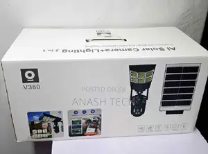 V380 Ai Solar Camera + Lighting 2-in-1 System