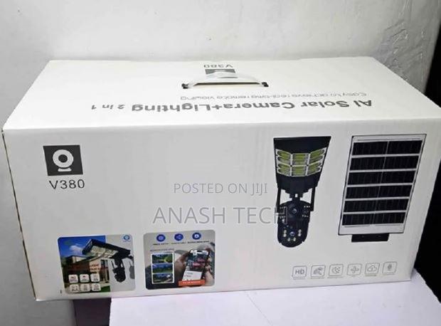 V380 Ai Solar Camera + Lighting 2-in-1 System