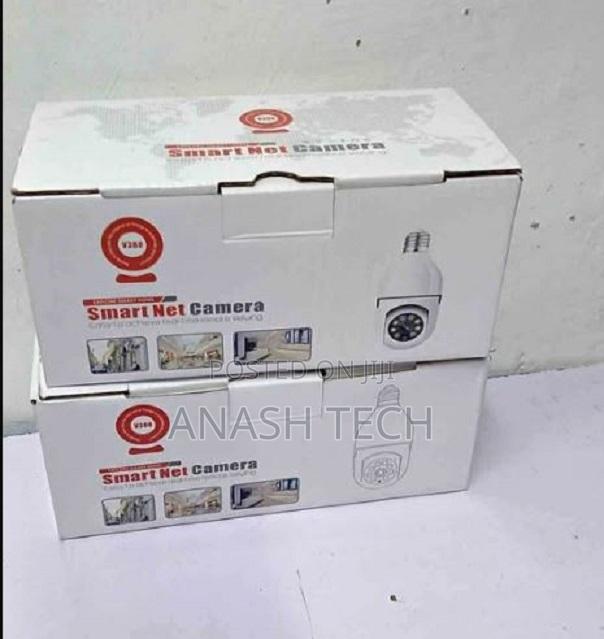V380 Smart Dual Bulb Camera 360° Wireless CCTV With Night Vision