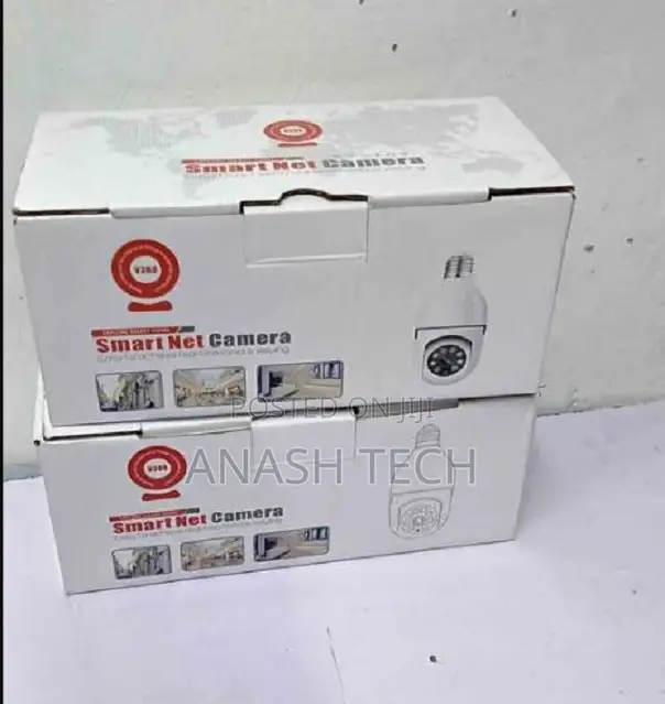 V380 Smart Dual Bulb Camera 360° Wireless CCTV With Night Vision