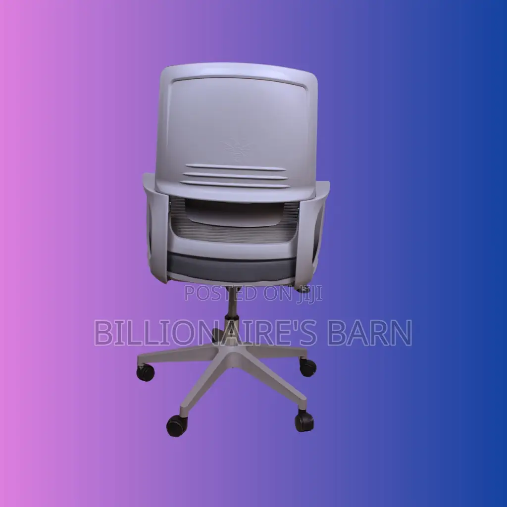Grey Ergonomic Mesh Office Chair | Durable Adjustable Height