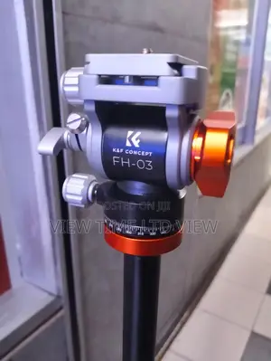 K F Concept 0234a7 + Fh-03 Professional Video Tripod With Fluid Head