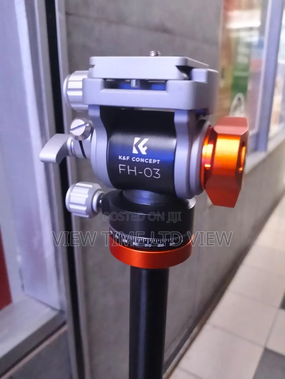 K F Concept 0234a7 + Fh-03 Professional Video Tripod With Fluid Head