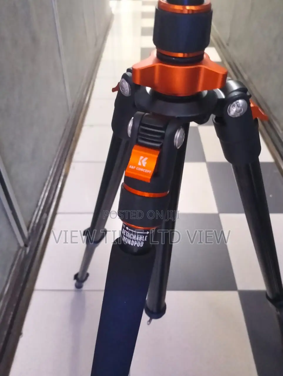K F Concept 0234a7 + Fh-03 Professional Video Tripod With Fluid Head