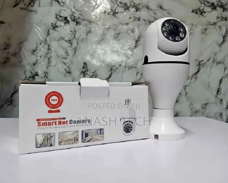 High Resolution Smart Net Camera Single Lens CCTV Bulb
