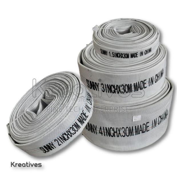 White Canvas Delivery Pipe 3 Inch 30m