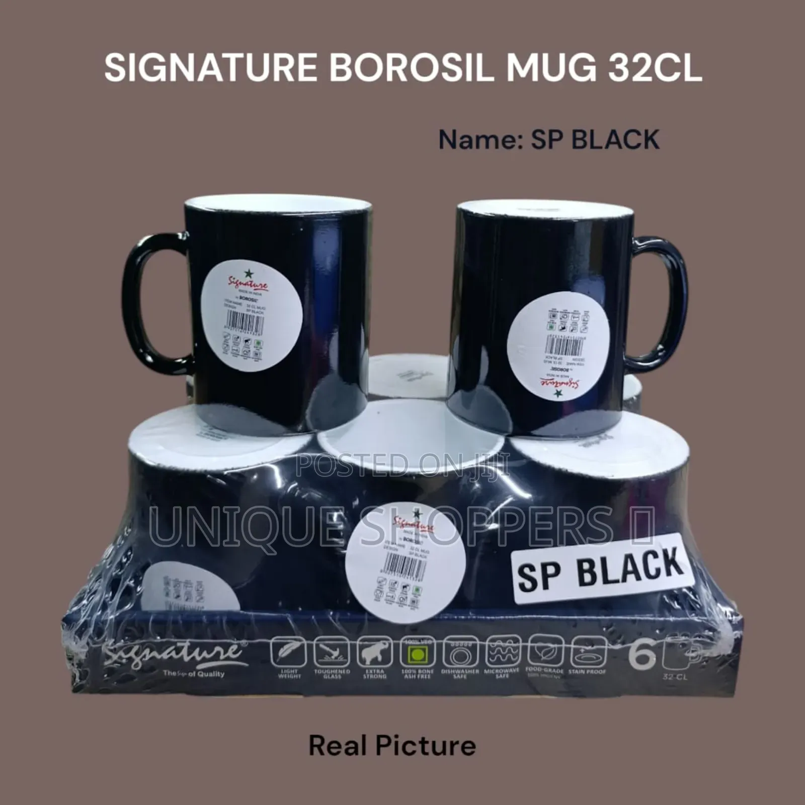 Signature Borosil Mug 32cl Now Available Per Set of 6pcs.