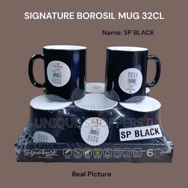 Signature Borosil Mug 32cl Now Available Per Set of 6pcs.