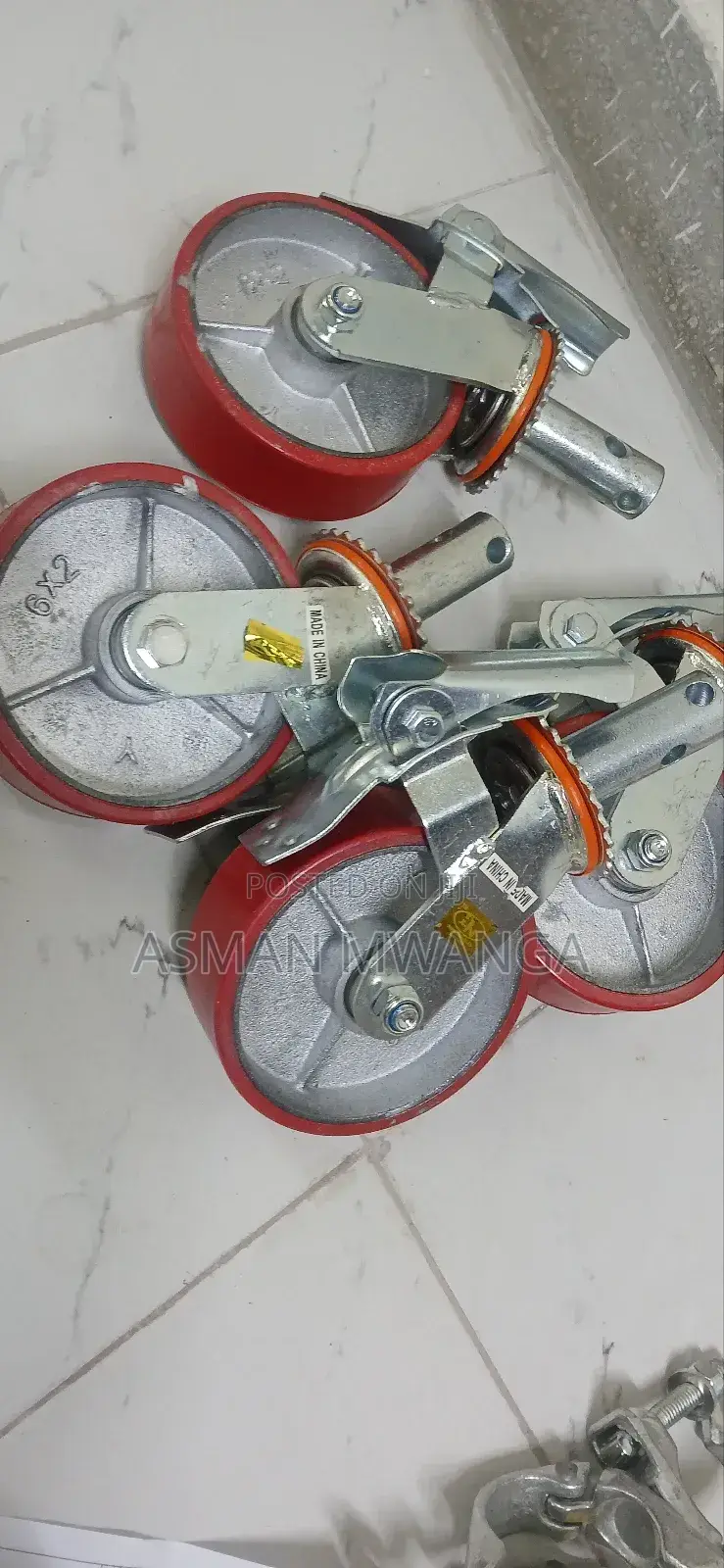 Lockable Scaffolding Wheels 6"
