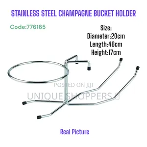  *Code:776165*
Stainless Steel Champagne Bucket Holder.