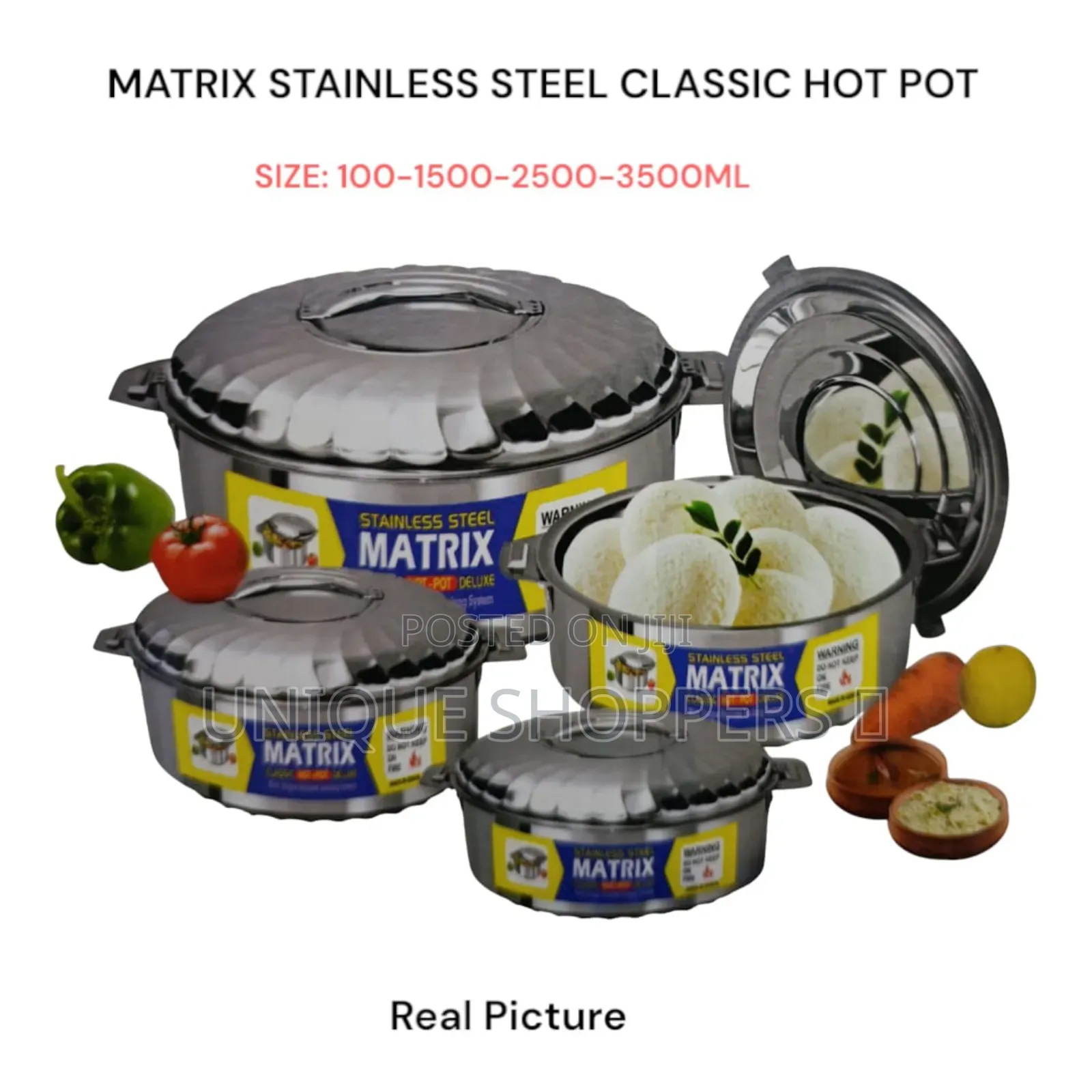 Matrix Stainless Steel Classic Hot Pot 4pcs Set Now Available At