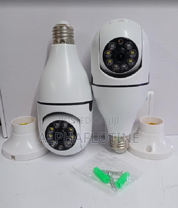 V380 Wifi Smart Net Bulb PTZ Camera-1080p Pan and Tilt PTZ