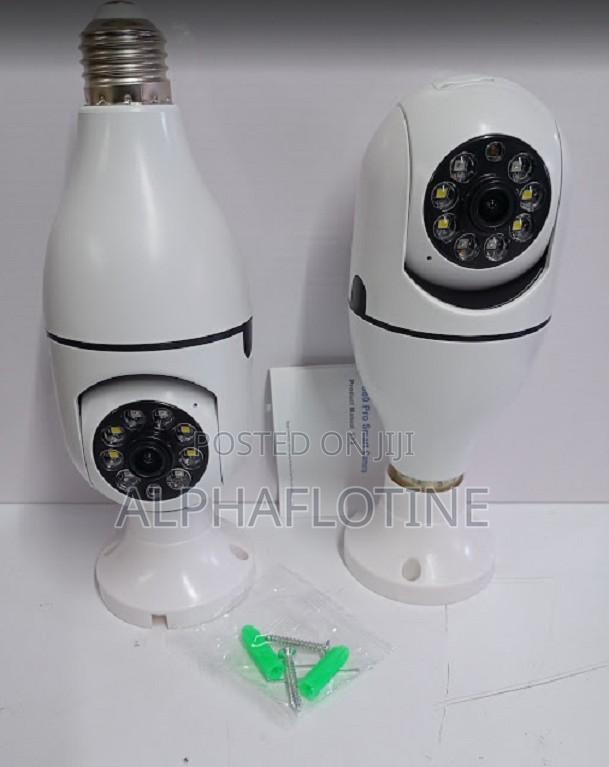 V380 Wireless CCTV Bulb PTZ Camera(Single Lens) Surveillace Camera