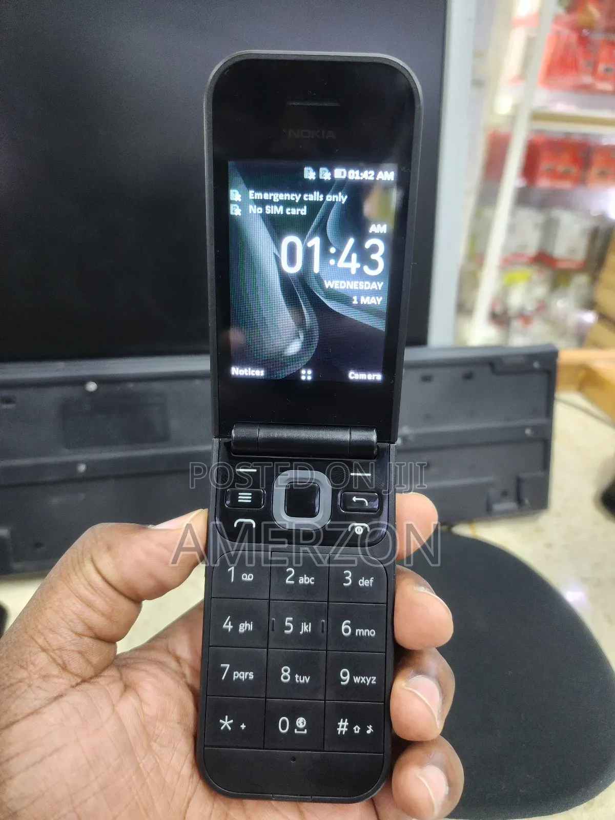 New Nokia 2720 Flip 512 GB Black