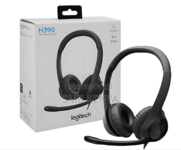 Logitech H390 Wired Headset For Video Meeting, Music & Gaming