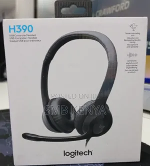 Logitech Usb Headset H390 With Noise Cancelling Mic