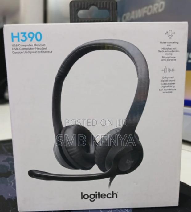 Logitech Usb Headset H390 With Noise Cancelling Mic