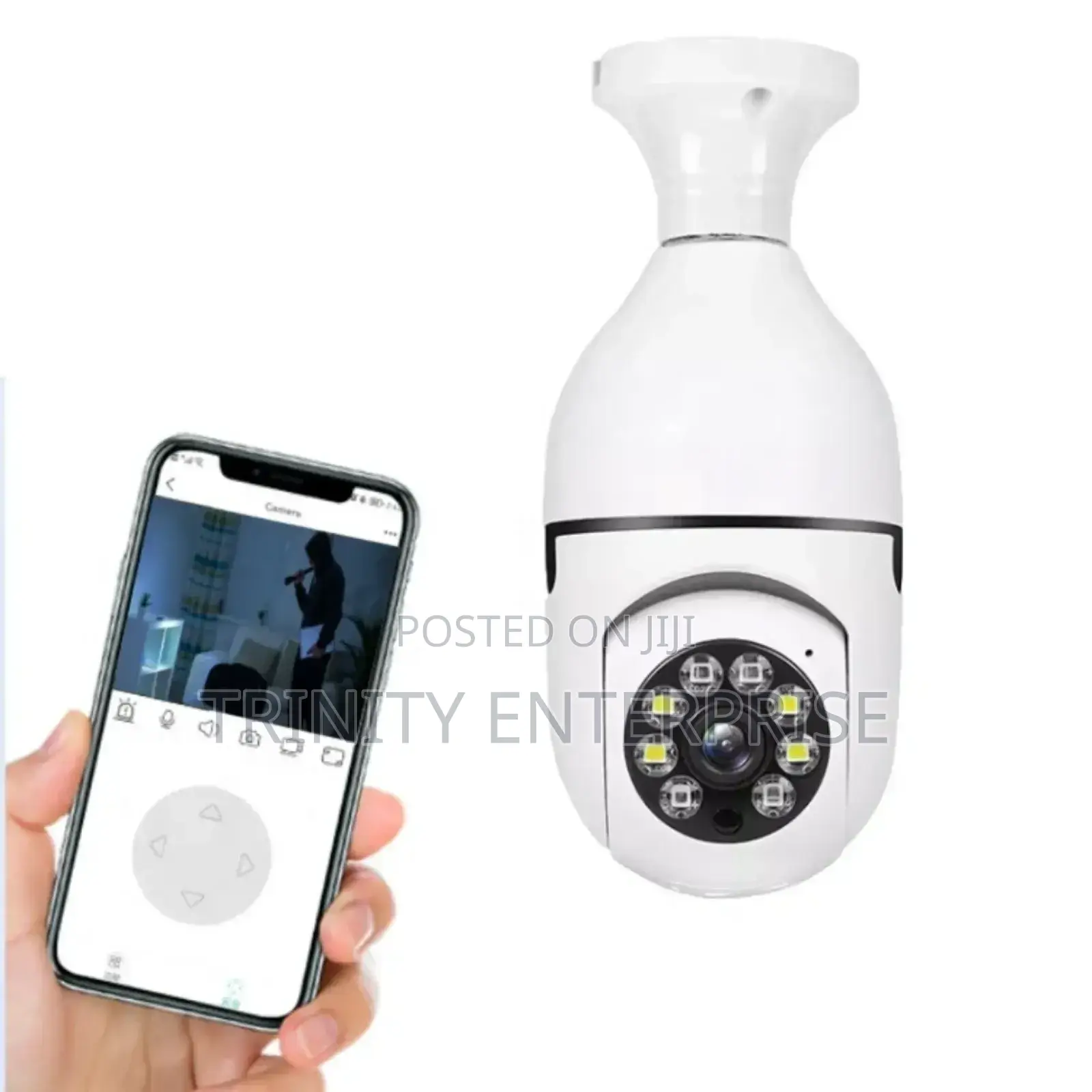Wifi 1080p Night Vision Wireless 360 Degree CCTV Security Light 360