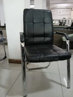 Chrome Frame Cushioned Comfort Visitor Seat