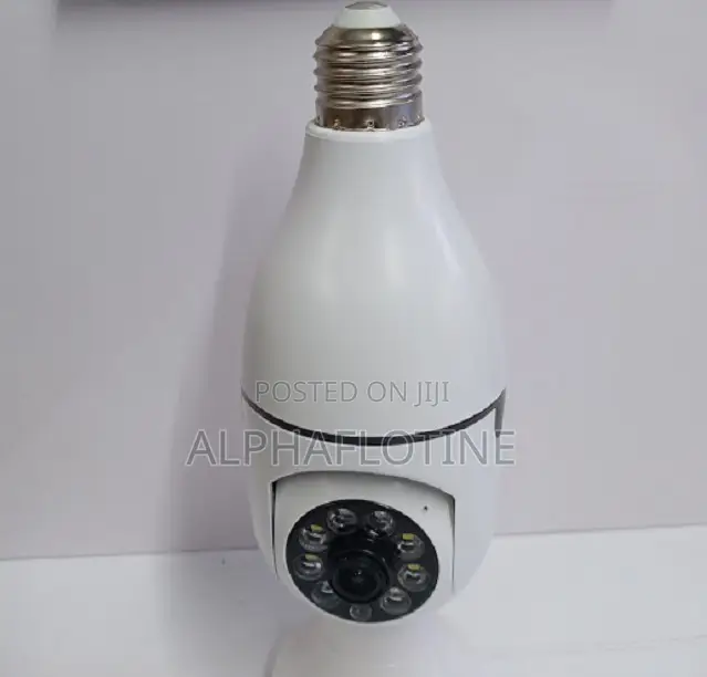 Rotating PTZ Wireless Wi-Fi Nanny CCTV Bulb Security Camera