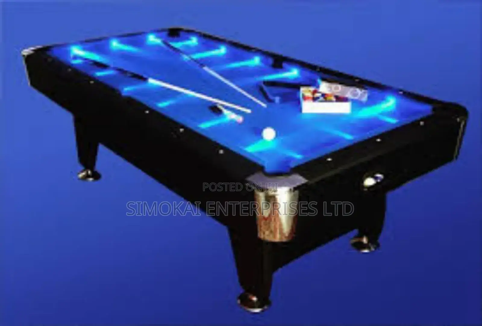 7ft Pool Table With Led Lights