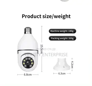 360° Panoramic Bulb CCTV PTZ Pan Tilt Rotating Camera 360° PTZ