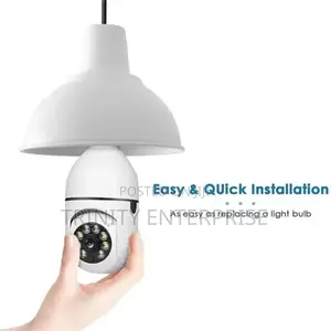 360° Panoramic Bulb CCTV PTZ Pan Tilt Rotating Camera 360° PTZ