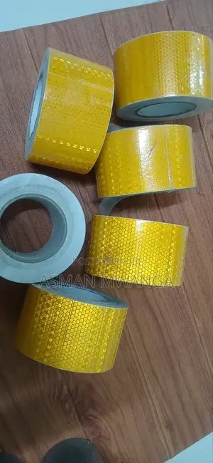 Reflective Tape Yellow 3"×25mtrs