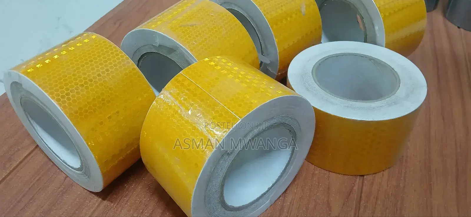 Reflective Tape Yellow 3"×25mtrs